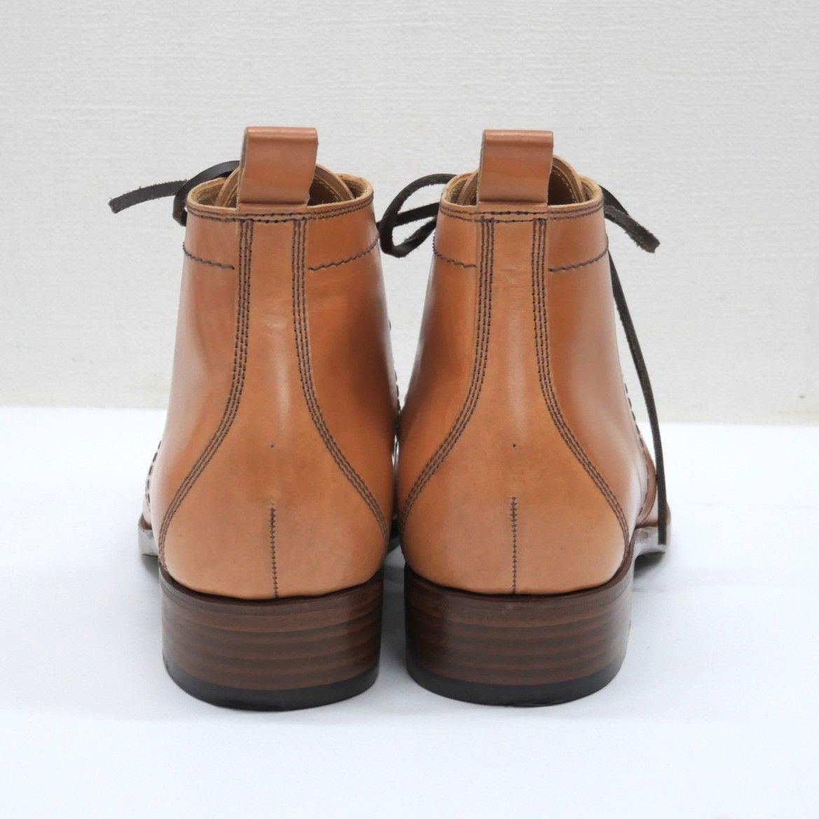 caecho_ss購入 chausser ショセ C-7120 CORDOVAN CHUKKA BOOTS サイズ25 コードヴァン