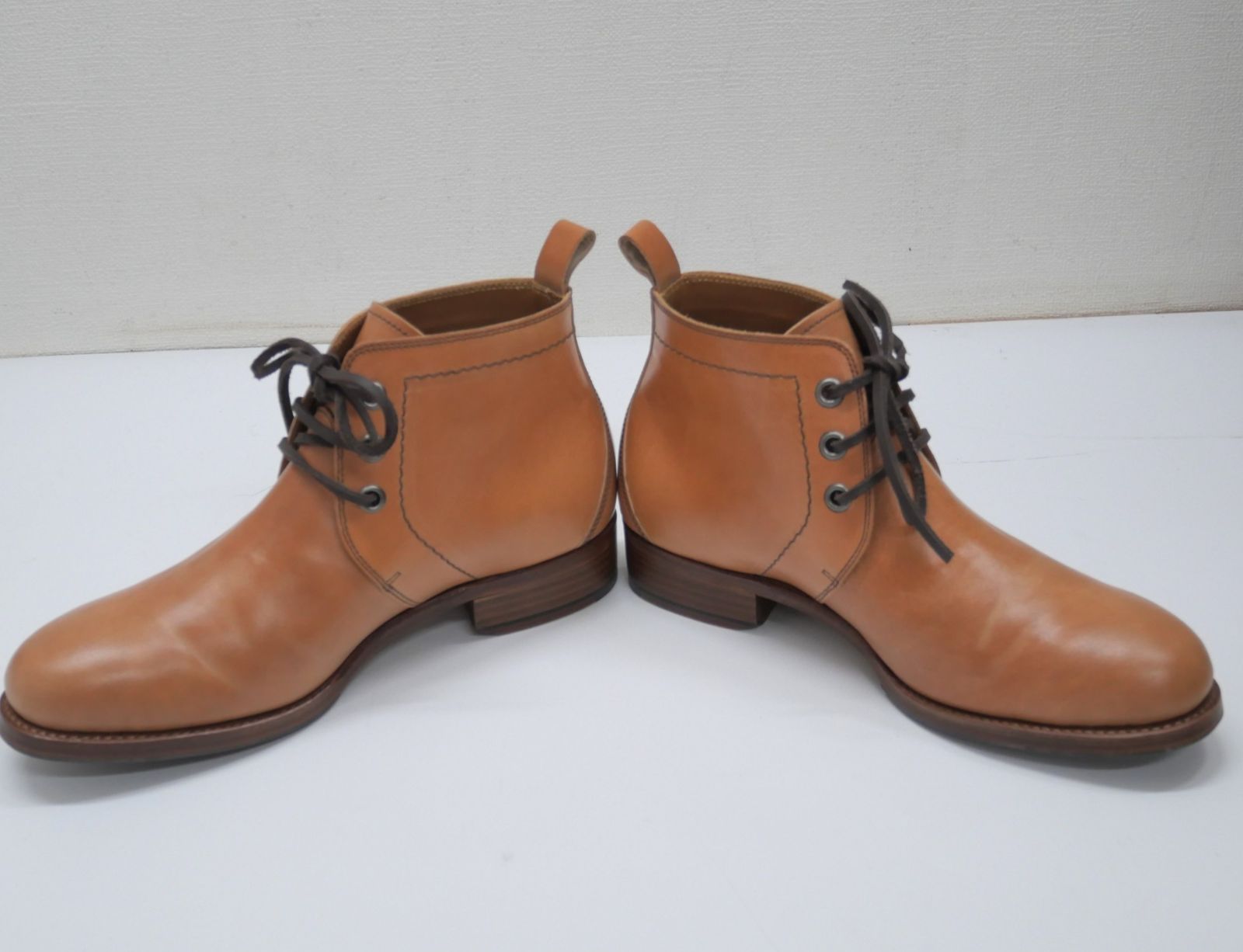 caecho_ss購入 chausser ショセ C-7120 CORDOVAN CHUKKA BOOTS サイズ25 コードヴァン