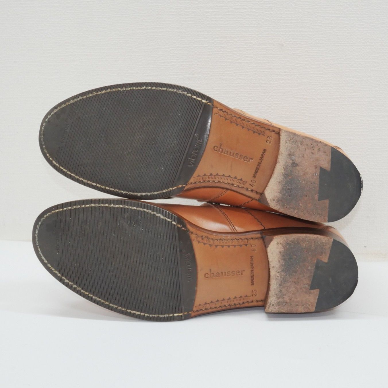 chausser ショセ C-7120 CORDOVAN CHUKKA BOOTS サイズ25 コードヴァン
