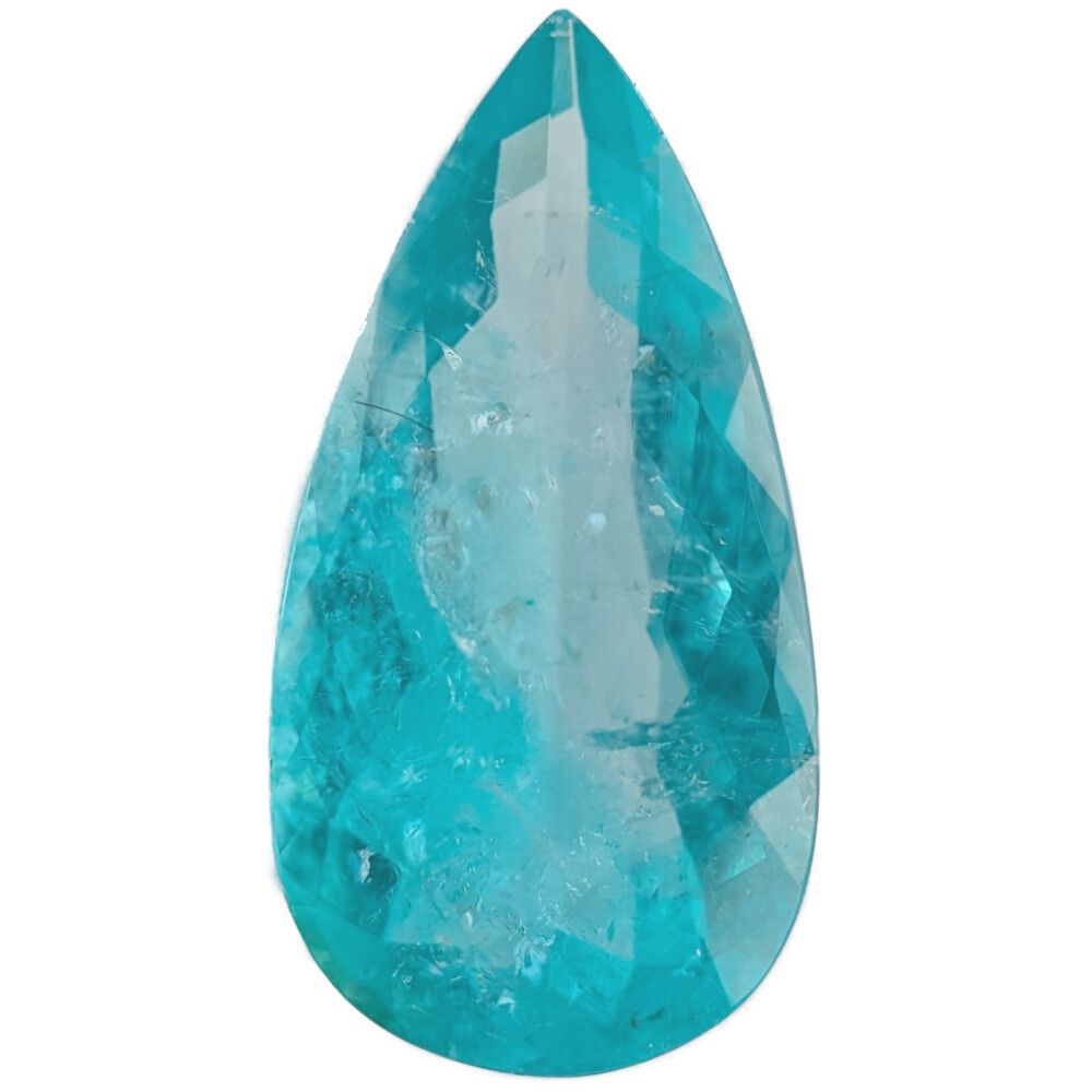 1.689ct パライバトルマリンルース Loose ルース グリーン 中央宝石研究所鑑別書【♀】【S】【レディース】★■615723【中古】