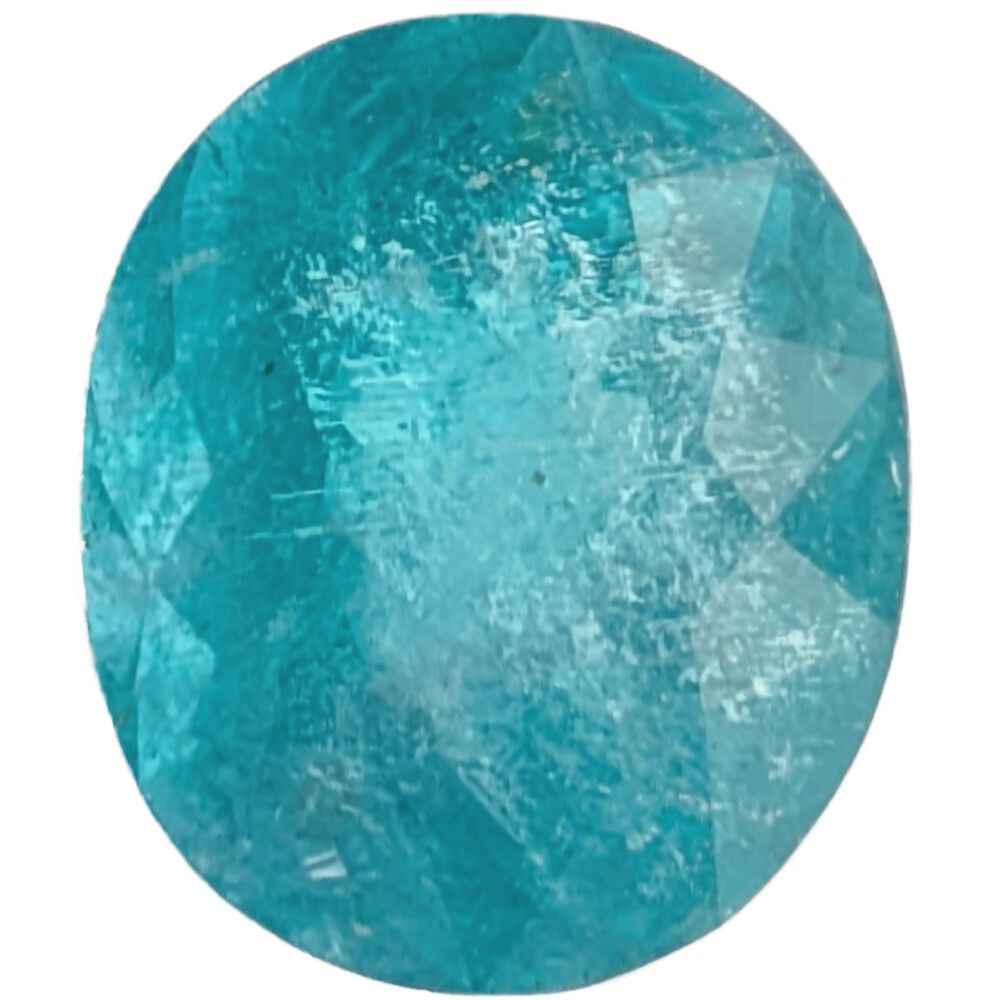 3.436ct パライバトルマリンルース Loose ルース グリーン 中央宝石研究所鑑別書【♀】【S】【レディース】★■615721【中古】