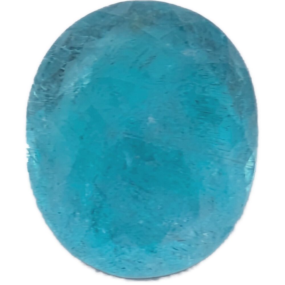 3.436ct パライバトルマリンルース Loose ルース グリーン 中央宝石研究所鑑別書【♀】【S】【レディース】★■615721【中古】
