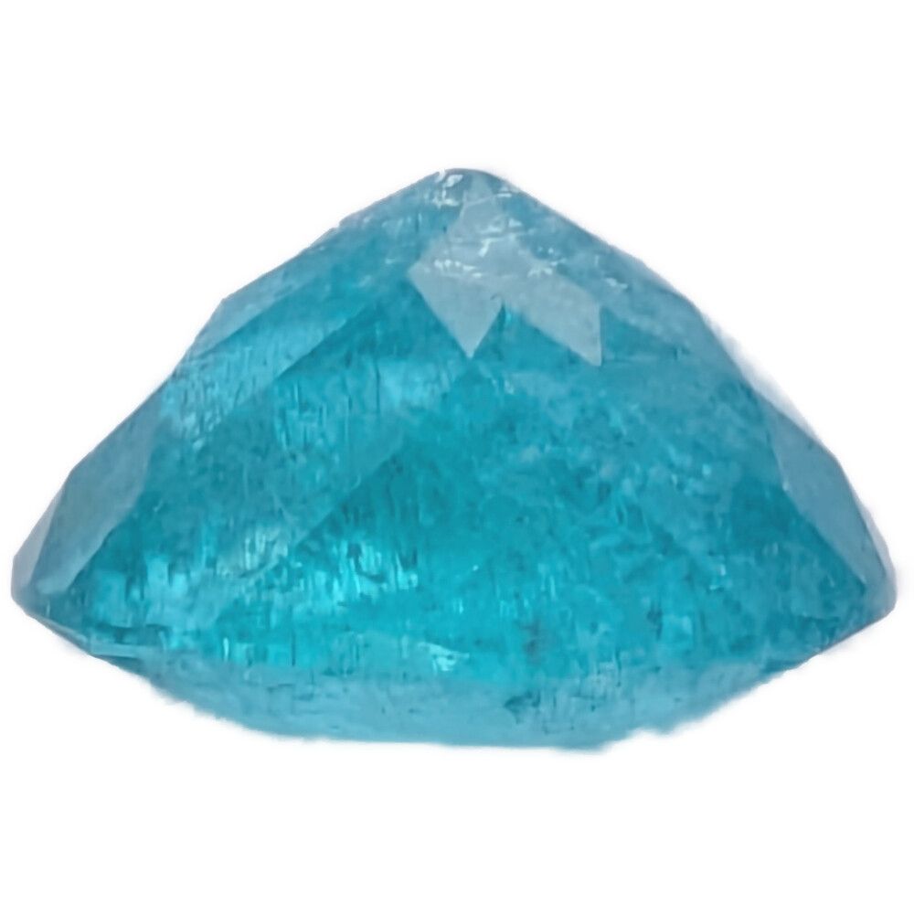 3.436ct パライバトルマリンルース Loose ルース グリーン 中央宝石研究所鑑別書【♀】【S】【レディース】★■615721【中古】