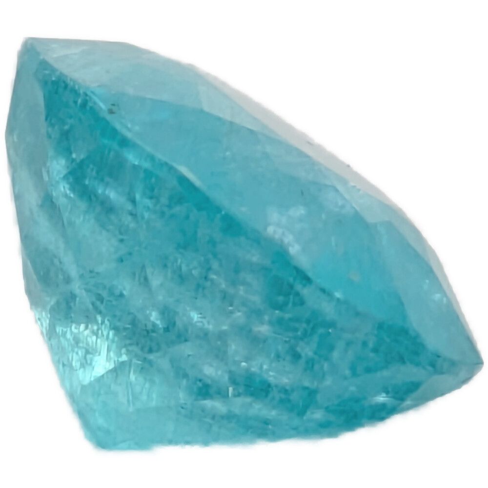 3.436ct パライバトルマリンルース Loose ルース グリーン 中央宝石研究所鑑別書【♀】【S】【レディース】★■615721【中古】