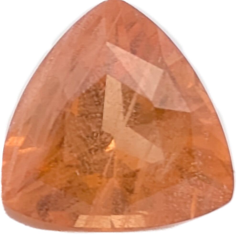 1.403ct ガーネットルース Loose ルース オレンジ 中央宝石研究所ソーティング【S】【メンズ・レディース】★■616056【中古】