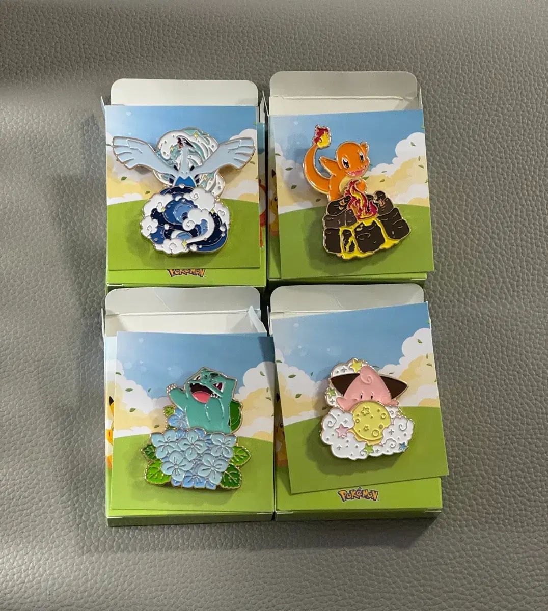 イサクトースト ポケットモンスター バッジ ルギア ヒトカゲ フシギダネ BBIBBI 4種