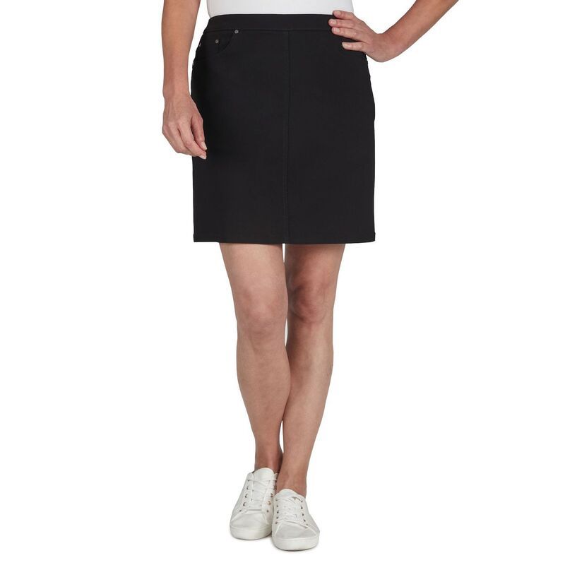 ハーツオブパーム レディース ボトムスカート プチ Hearts Of Palm Petitessentials Tech Stretch Pull On Skort With Elastic Wai