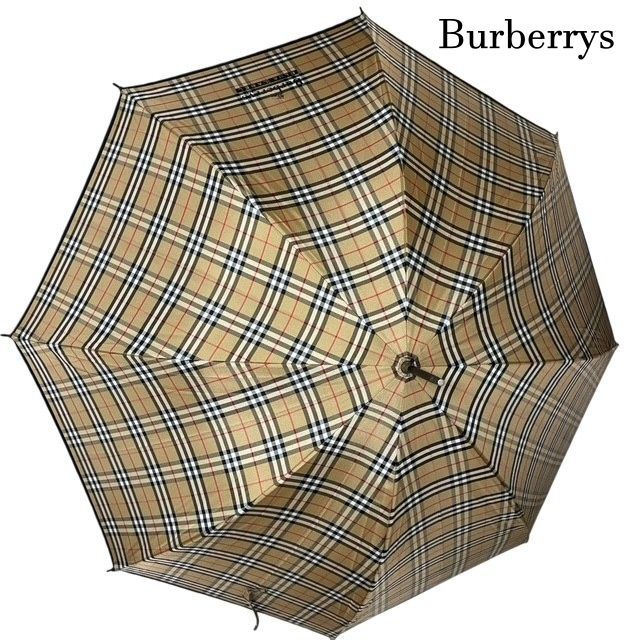 バーバリー ブルーレーベルBurberrys BLUE LABEL長傘 ノバチェック 手開き式