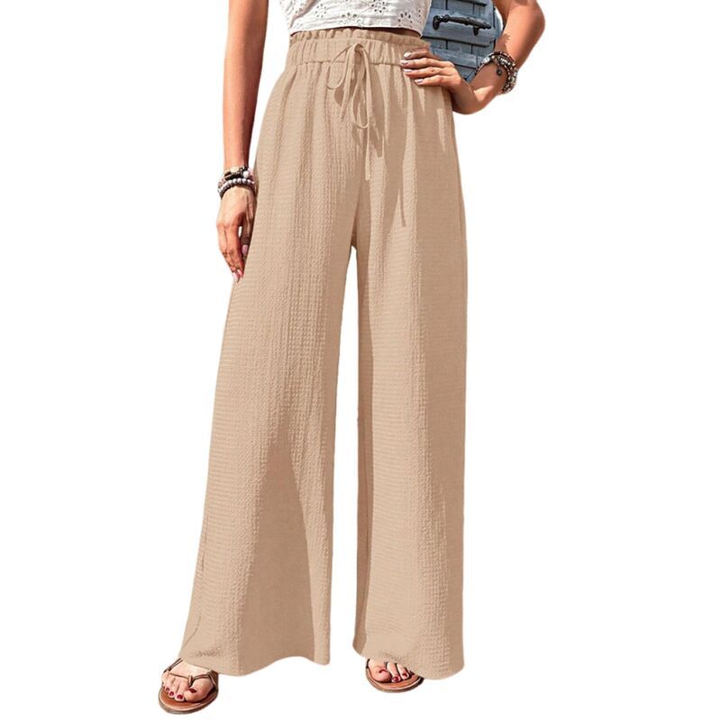 コジョイン レディース ボトムス カジュアルパンツ ワイドレッグ Kojooin Palazzo Pants for Women Dressy Casual Drawstring High Waist