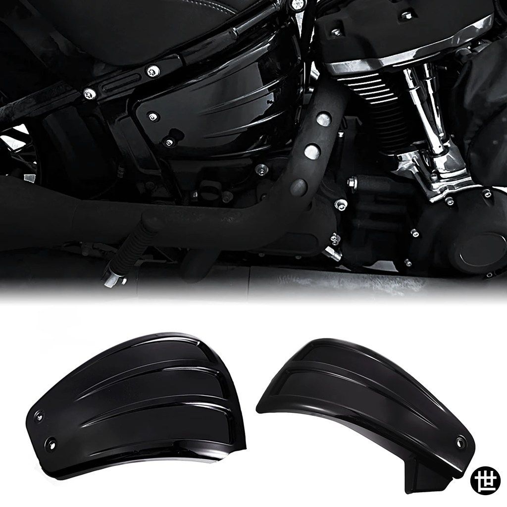 ハーレーダビッドソン ソフテイル ストリートボブ FXBB ローライダーS ヘリテージクラシック 2018-2025用 サイドフェアリング バッテリー