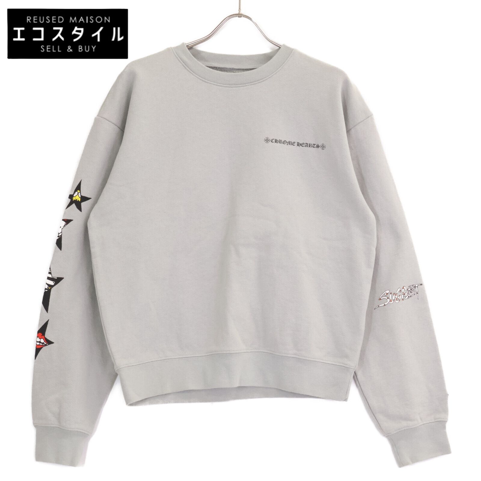 Chrome hearts　クロムハーツ　ｘMATTY BOY【国内正規】PPO SUGGEST SPACE クルーネック スウェットシャツ　S