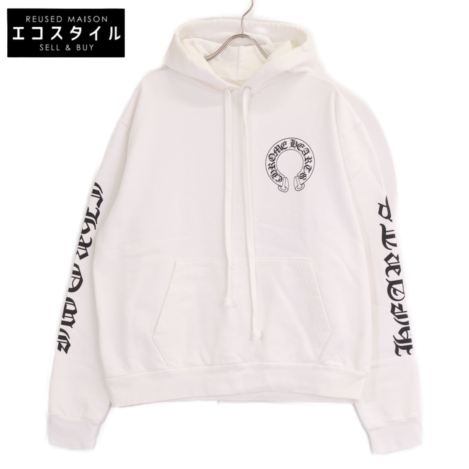 Chrome hearts　クロムハーツ　ｘMATTY BOY【国内正規】Chomper Horseshoe Hoodie ホースシュープリント プルオーバー パーカー　S