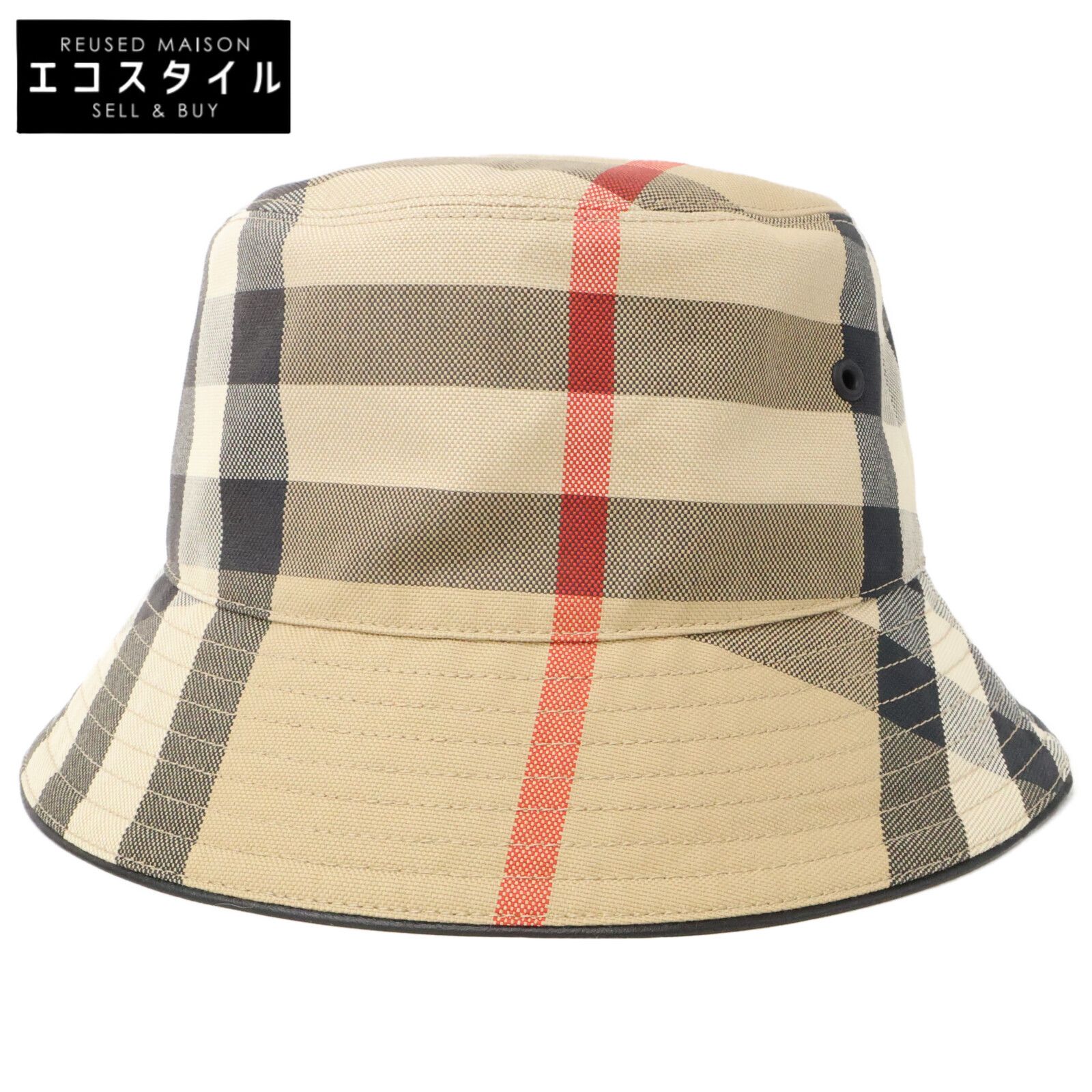 BURBERRY　バーバリー　【美品】8050065/73R MH BUCKET 3C CHECK チェック バケットハット　M