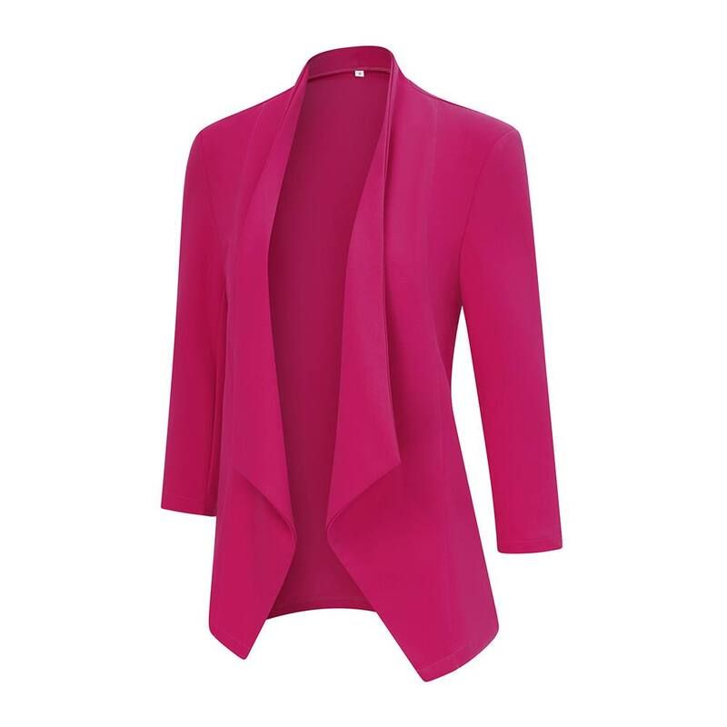 エリートスピリット レディース アウター ジャケット・ブルゾン カーディガン ブレザー EliteSpirit Womens Blazer Long Sleeve Open Front Busines