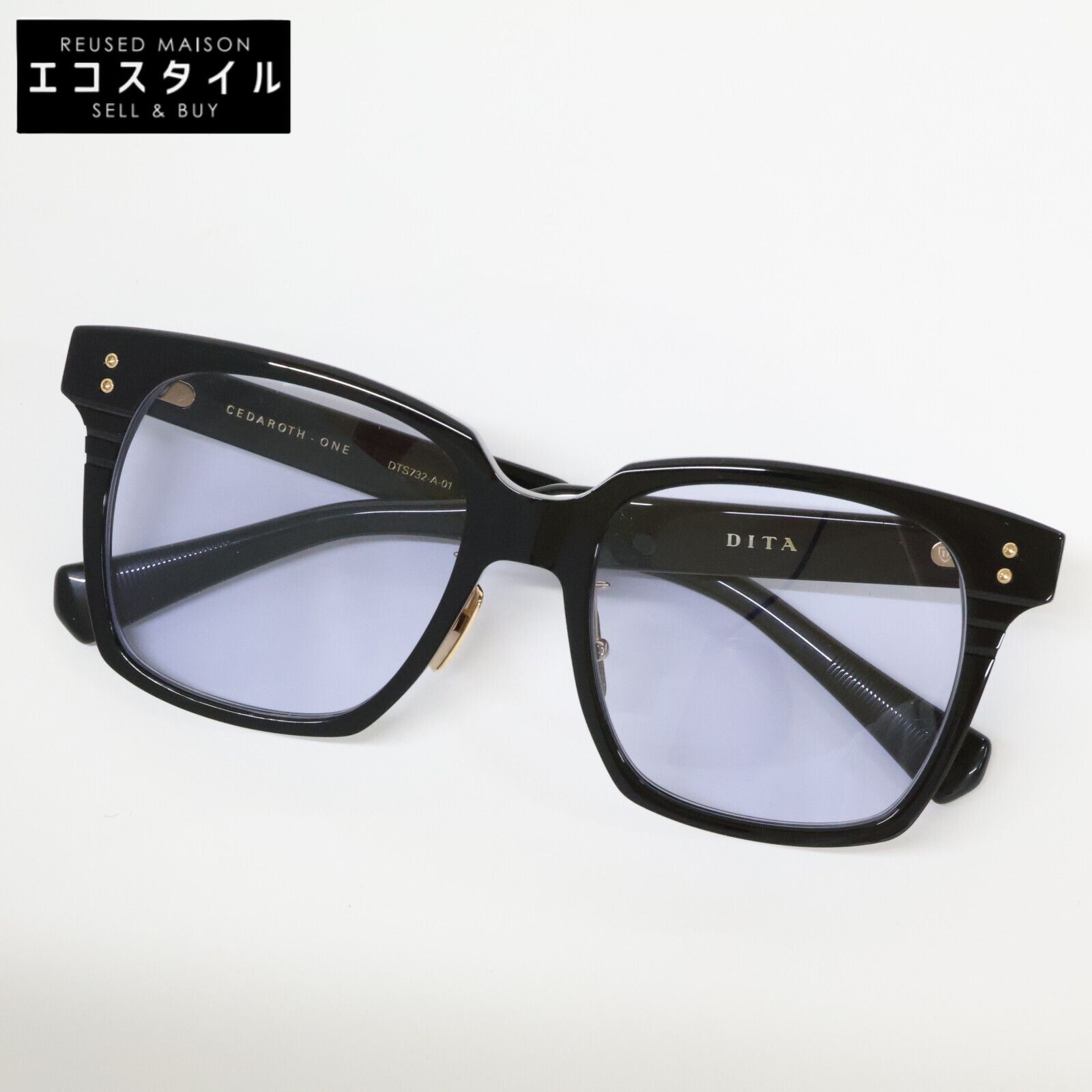 DITA　ディータ　DTS732-A-01 CEDAROTH-ONE 度入りレンズ スクエアシェイプ　55□19-150