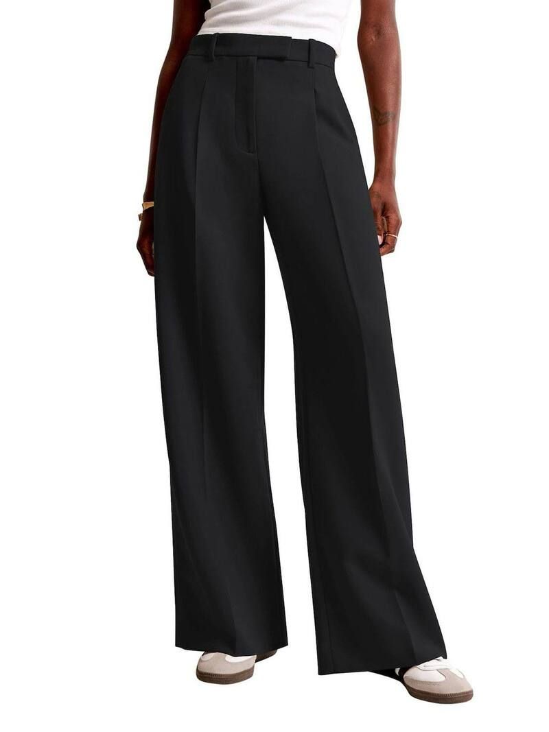エリートチョイス レディース ボトムス カジュアルパンツ ワイドレッグ Elitechoice Women High Waisted Wide Leg Pants Business Casual Wo