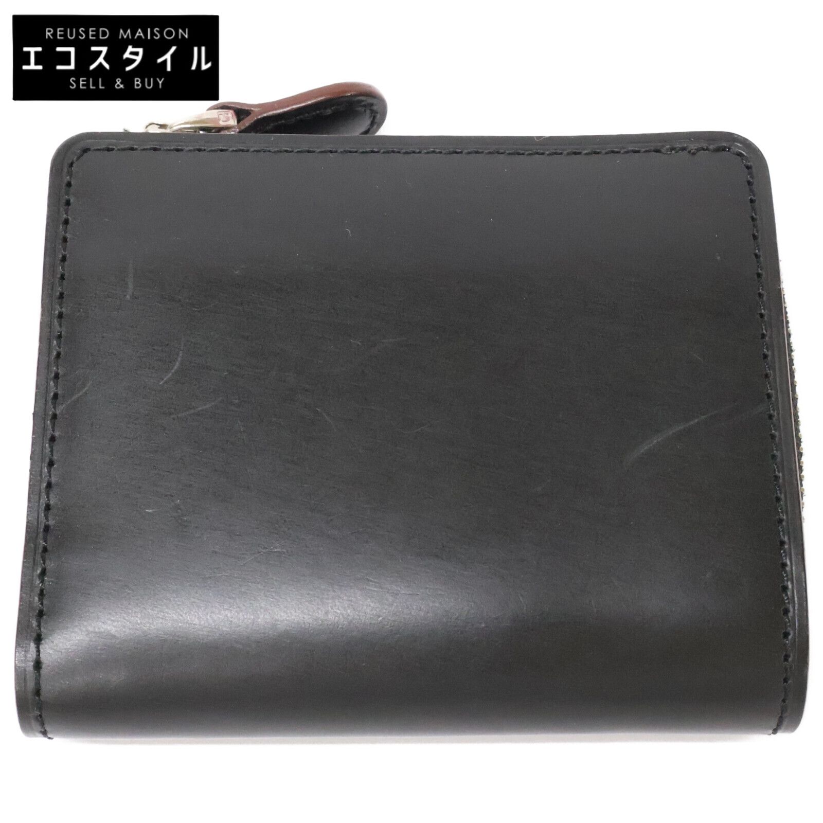 GANZO　ガンゾ　59071-10 AVON エイボン Lファスナー二つ折り財布
