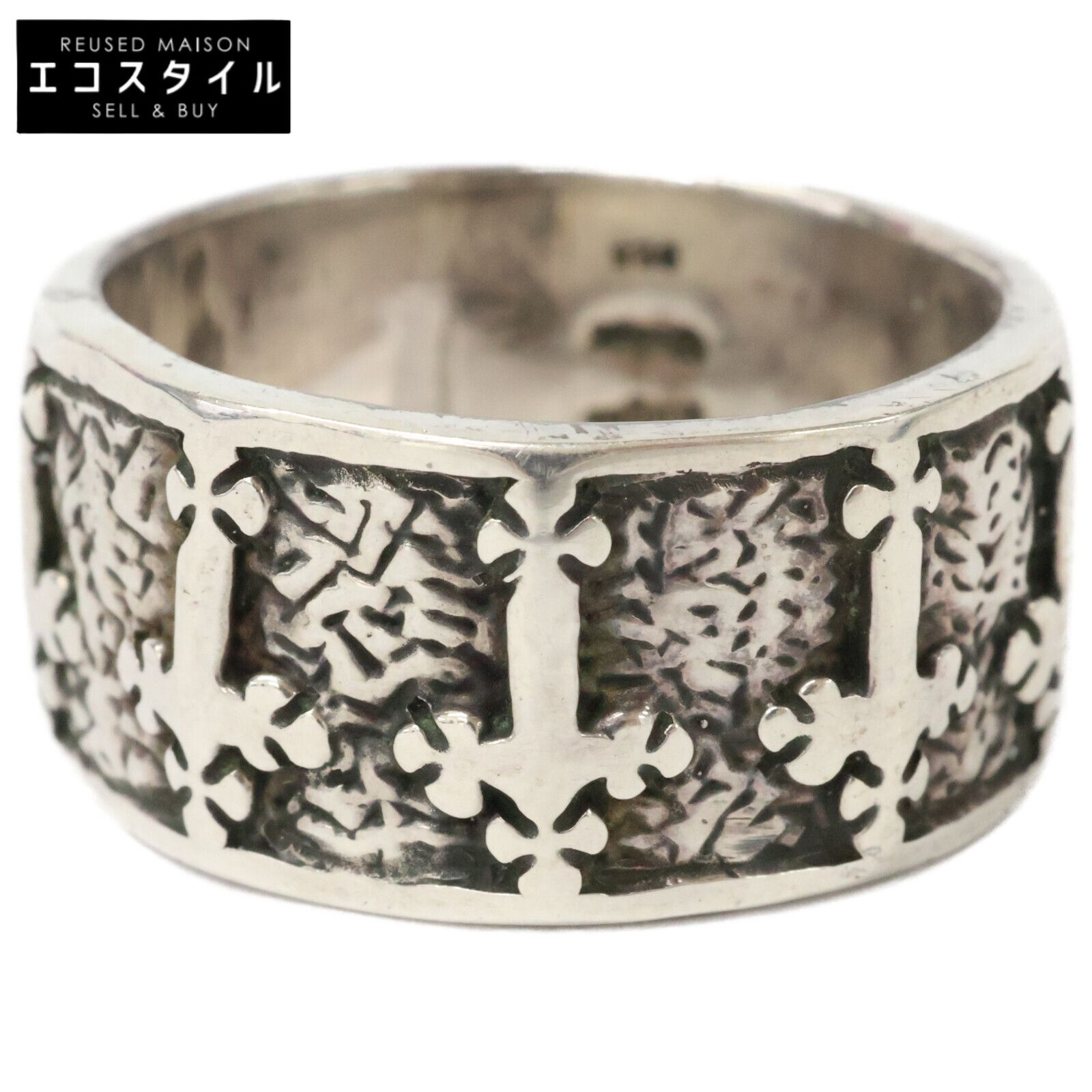 RoyalOrder　ロイヤルオーダー　925 REPEAT CROSS BAND リピート クロス バンド　20号