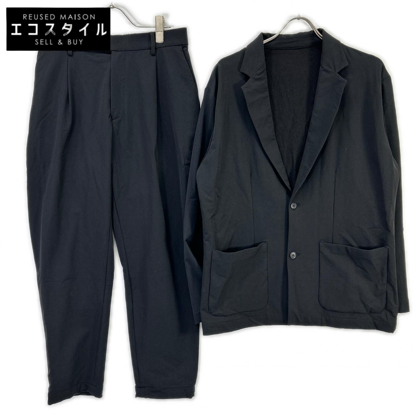 UNITED ARROWS　ユナイテッドアローズ　ブラック ナイロン セットアップ　M