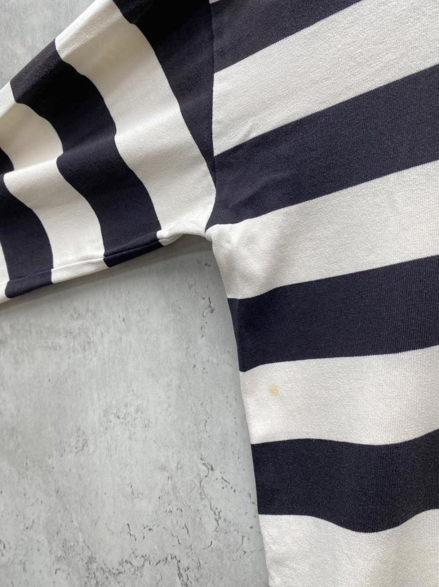ジャーナルスタンダードラックス 日本製 ボーダー ロング Tシャツ