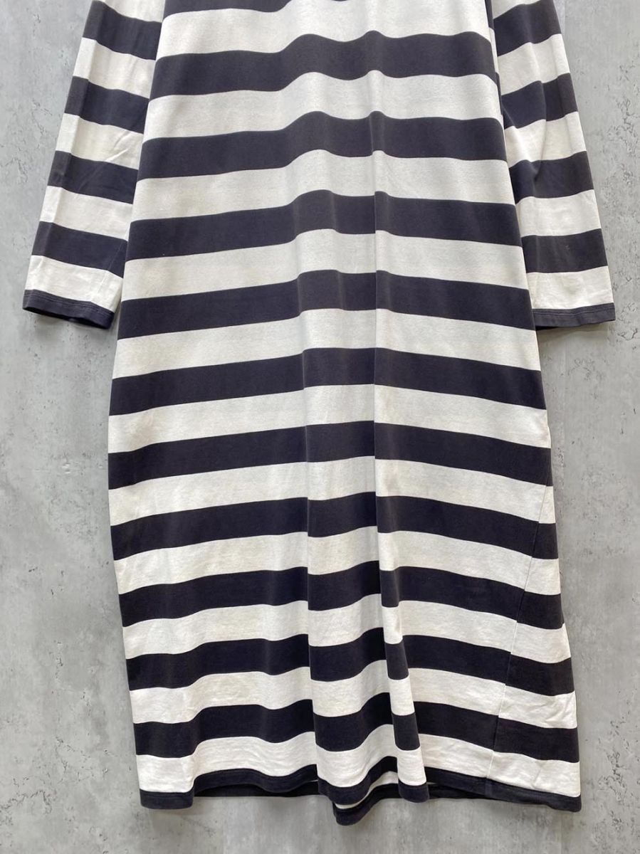 ジャーナルスタンダードラックス　ボーダー　ワンピース　クォータリー ジャーナルスタンダードラックス 日本製 ボーダー ロング Tシャツ