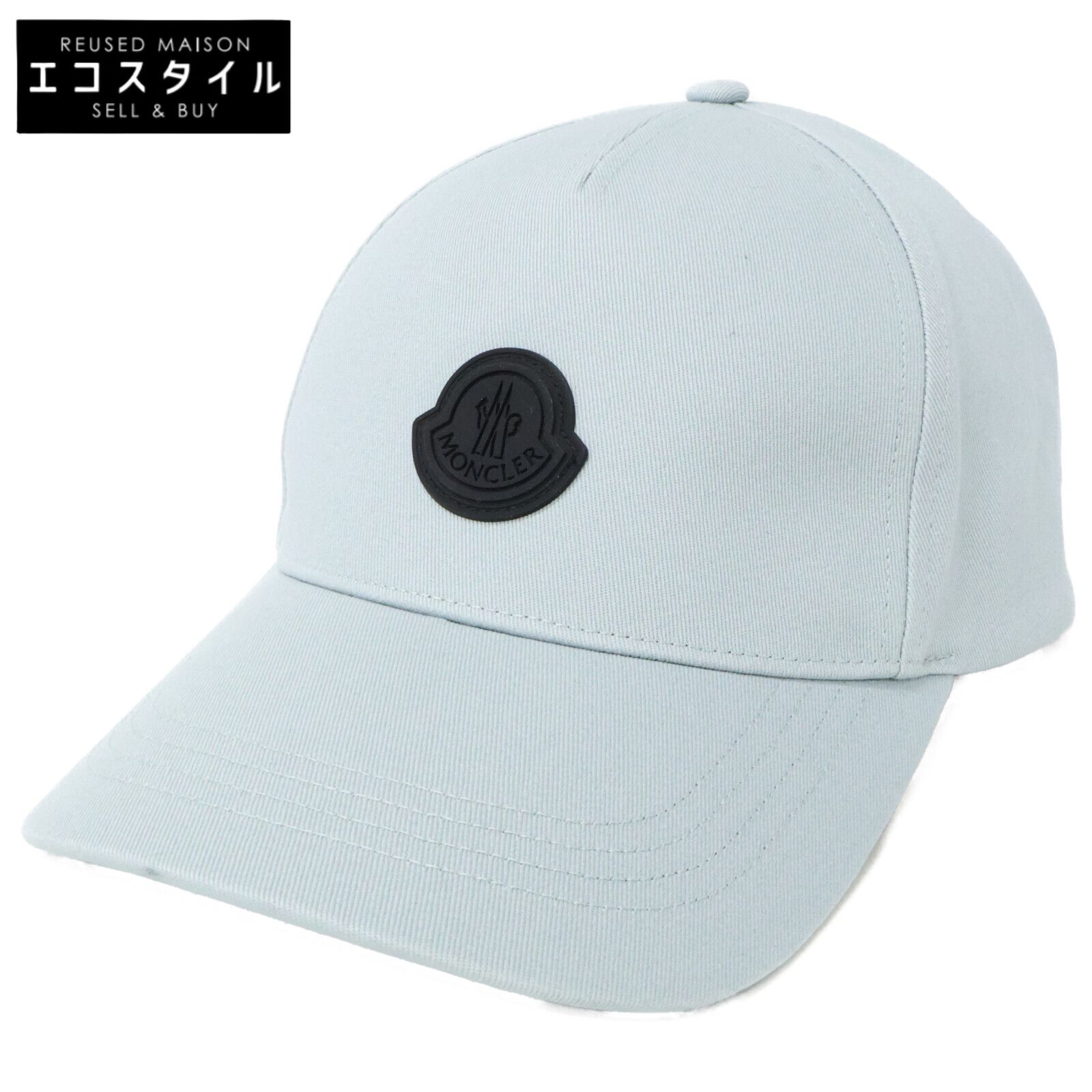 MONCLER　モンクレール　【新品同様/国内正規】25年製 L10933B00011 0U082 BASEBALL CAP シリコンロゴパッチ ベースボールキャップ　UNI