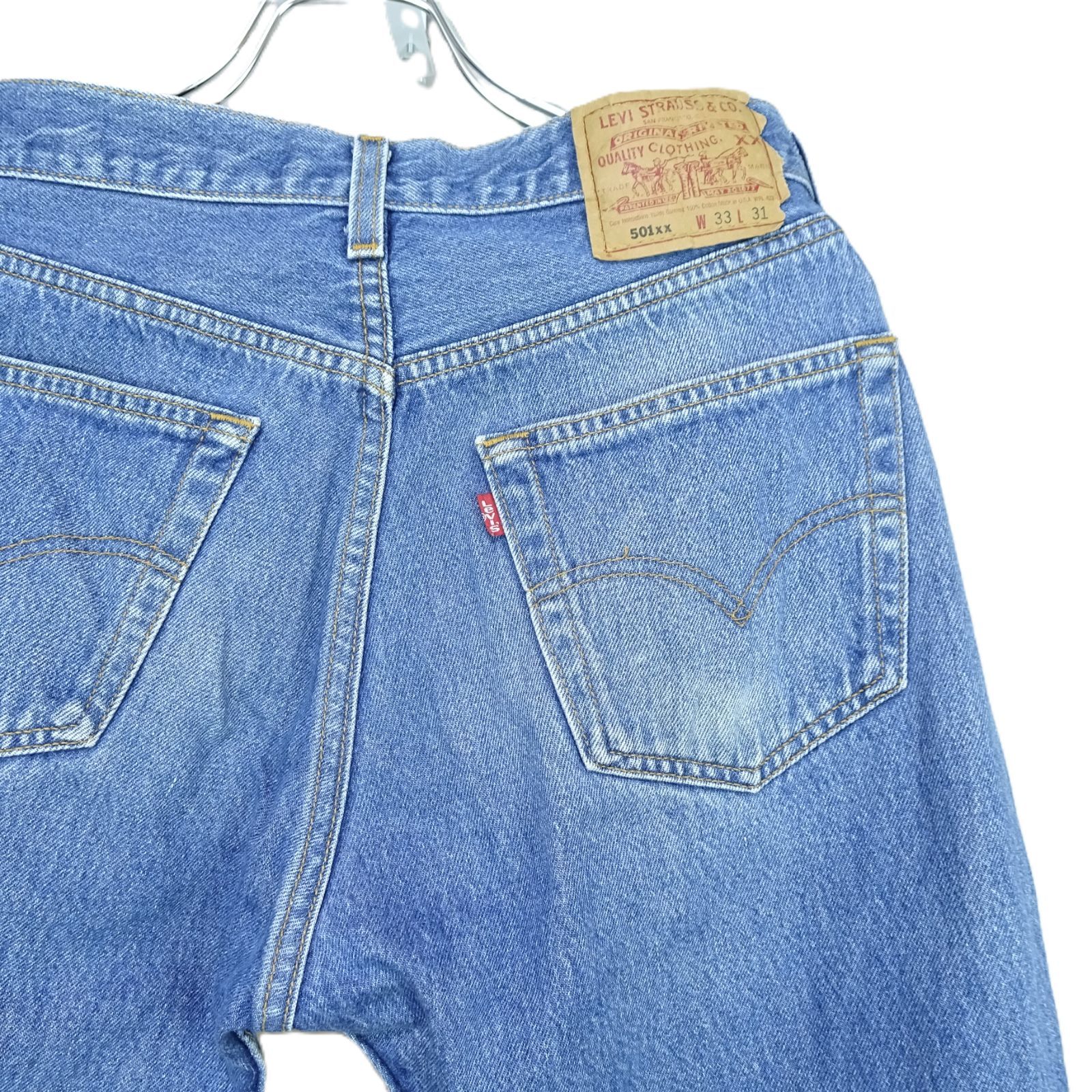 6】90s USA製 リーバイス 501xx デニムパンツ ジーンズ W33 1998年製
