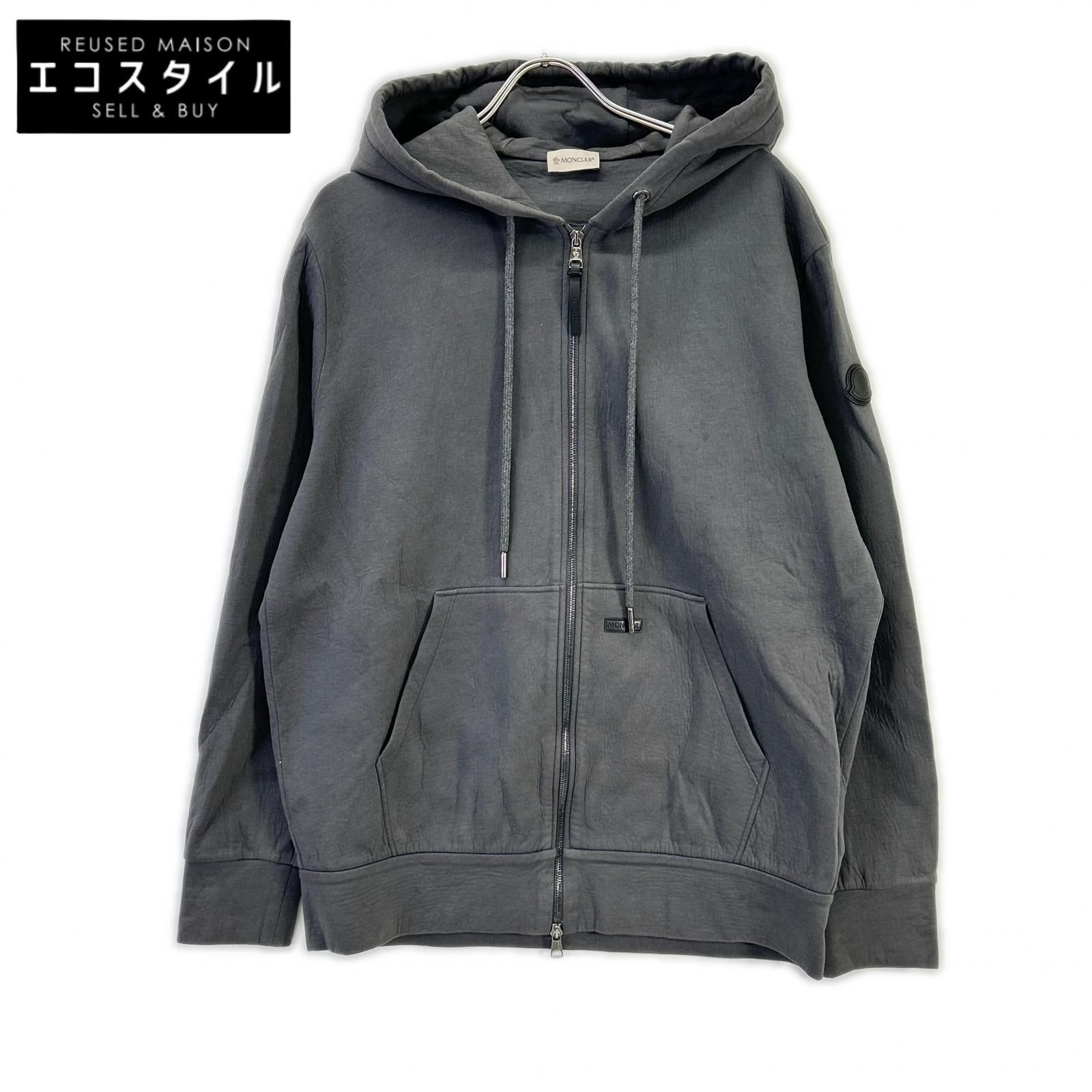MONCLER　モンクレール　23年製 FELPA APERTA CON CAPPUCCIO ジップアップパーカー　C