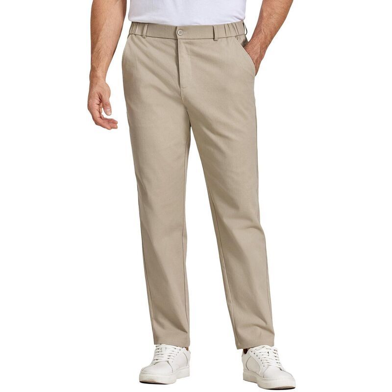 クーファンディ レディース ボトムス カジュアルパンツ レギュラーフィット コットン COOFANDY Men Casual Chino Pant Elastic Waist Dresslacks R