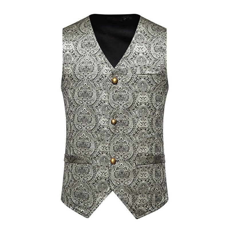 クリアフラワー レディース アウター ジャケット・ブルゾン ヴィンテージ フラワー柄 プリント ベスト コート ClearFlower Mens Vintage Floral Print Vest R