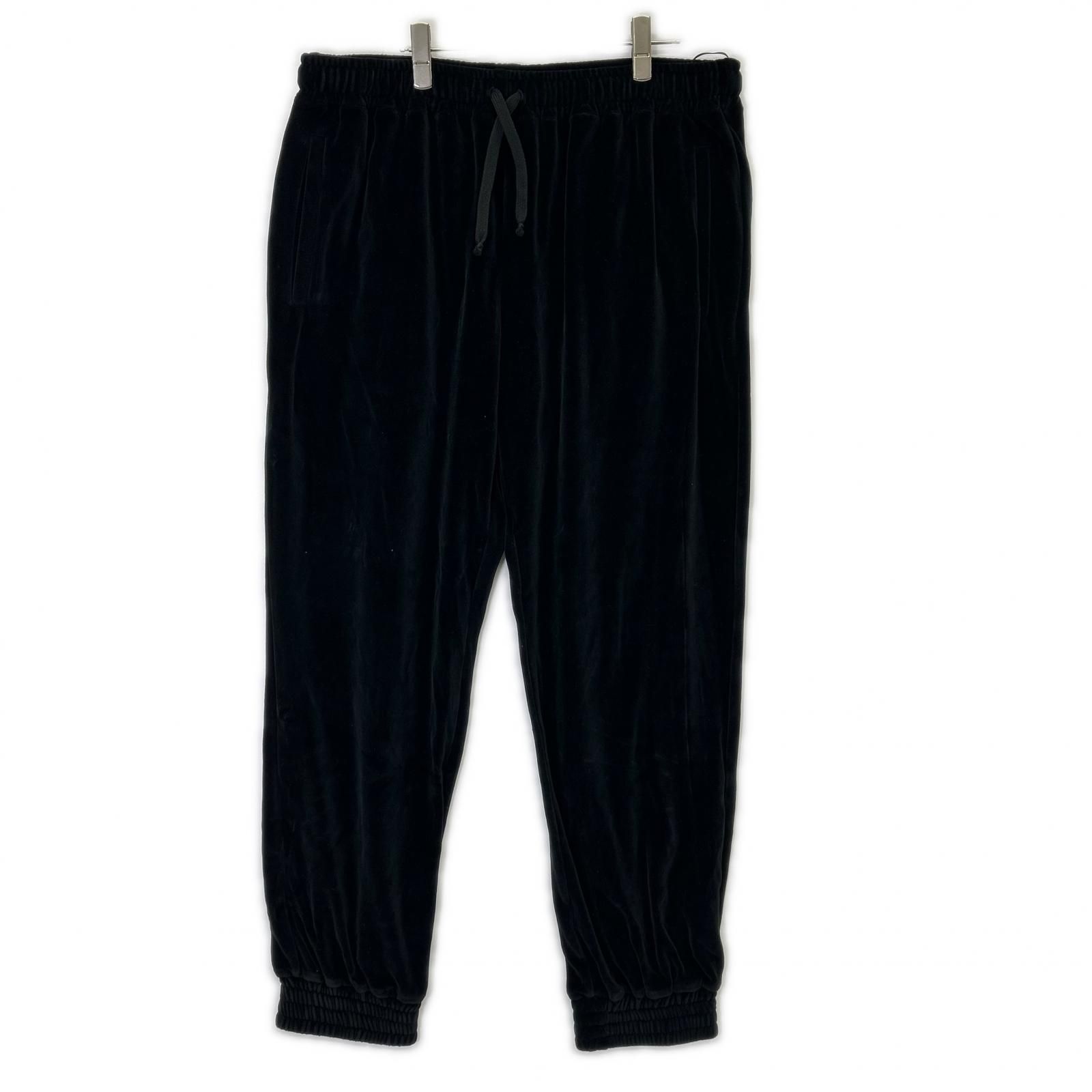 高品質，大人気 GUCCI グッチ 615811 19年 ブラック ベロア トラック