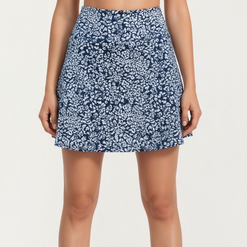 アンナカシ レディース ボトムスカート A ライン ハイウエスト プリント AnnaKaci Womens Printed High Waist ALine Skirt with Soft Flowi