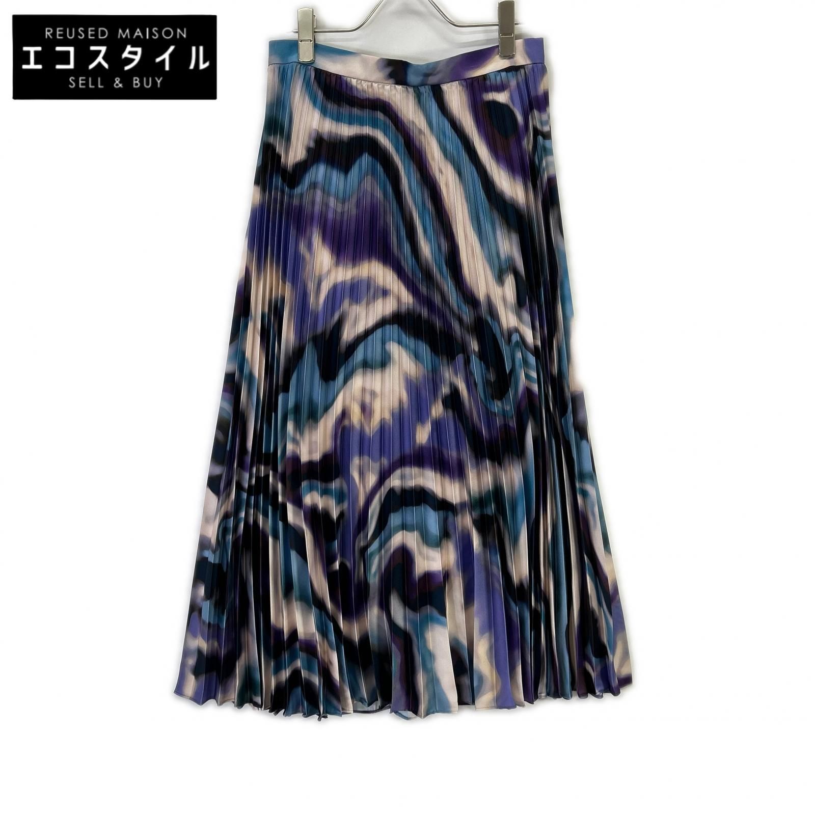 MARELLA　マレーラ　23310603382 ブルー系 Toloneプリーツスカート　36