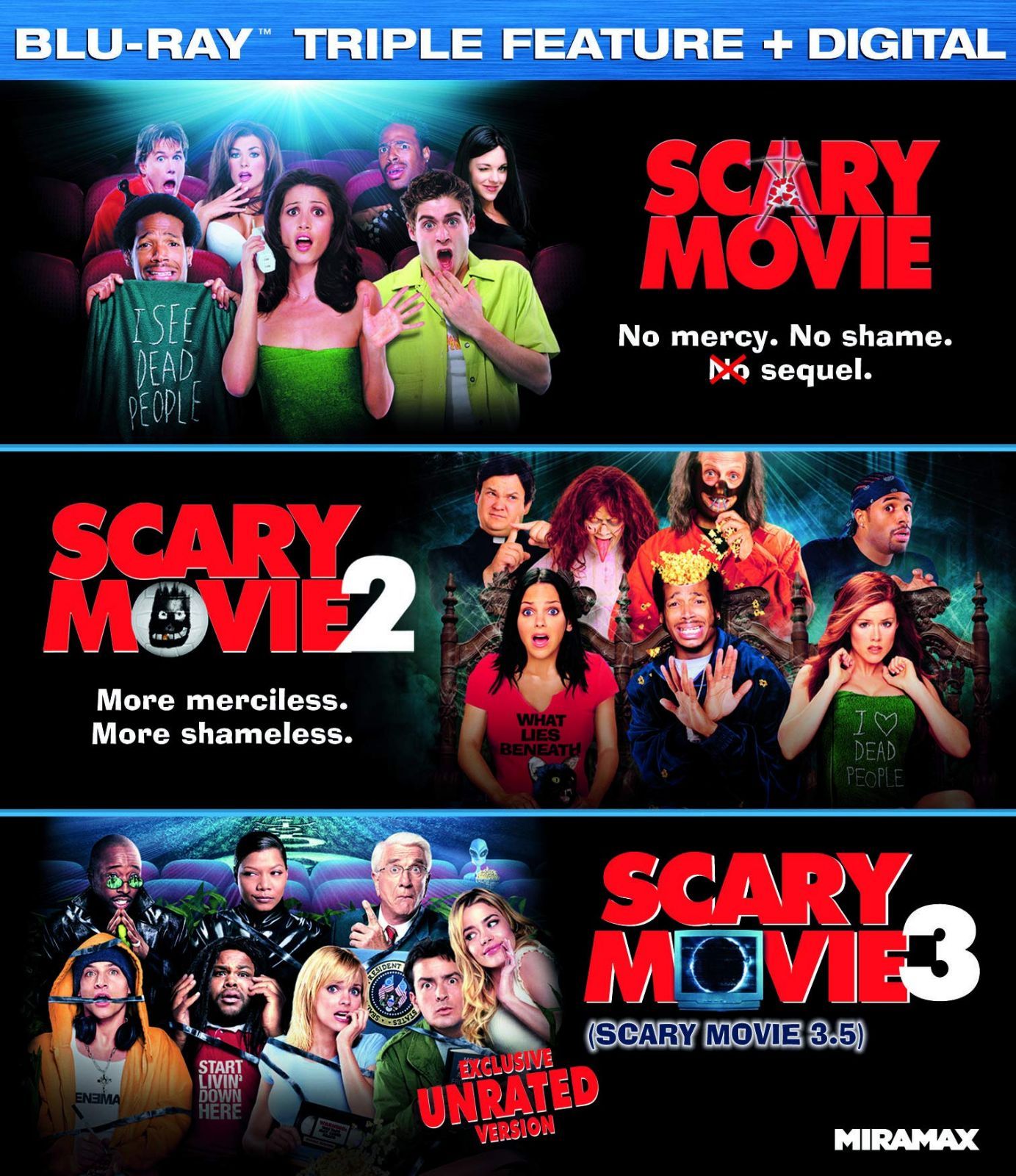 Scary Movie Triple Feature [Blu-ray]