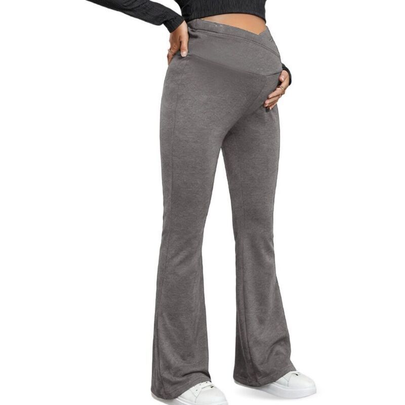 イエスファッション レディース ボトムス カジュアルパンツ レギンス マタニティ ハイウエスト Yesfashion Smooth Feeling Maternity HighWaist Flare