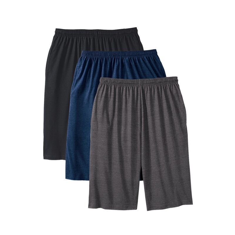 キングサイズ レディース ボトムス ハーフパンツ・ショーツ トール ショートパンツ ジャージー KingSize Mens Big Tallightweight Longer Length Jerse