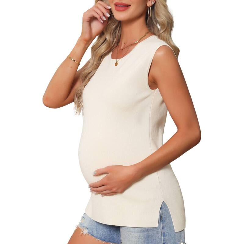 インスパイア シック レディース トップス Tシャツ リブ ニット マタニティ INSPIRE CHIC Womens Maternity Spring Topullover Tops Basic R