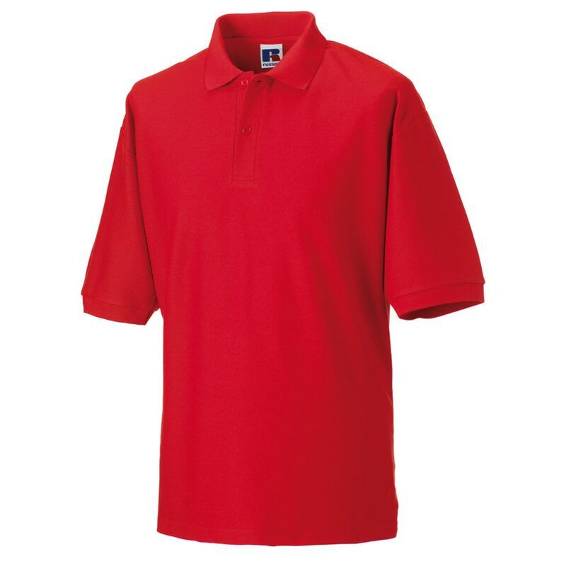 ジャージーズ レディース トップス Tシャツ ポロシャツ コットン JERZEES Russell Mens Classic Short Sleeve Polycotton Polo Shirt Br
