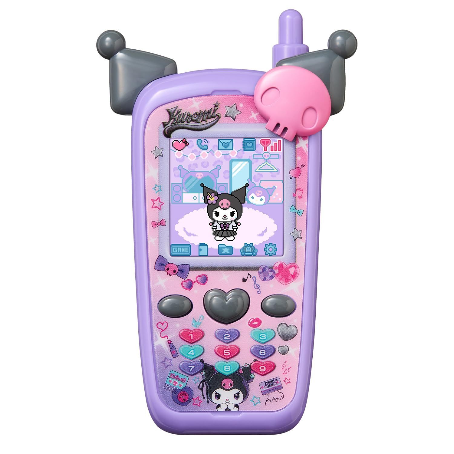 【在庫セール】サンリオキャラクターズ KUROMI Ver. 対象年齢 ずっと×2なかよしケータイ 6 才以上