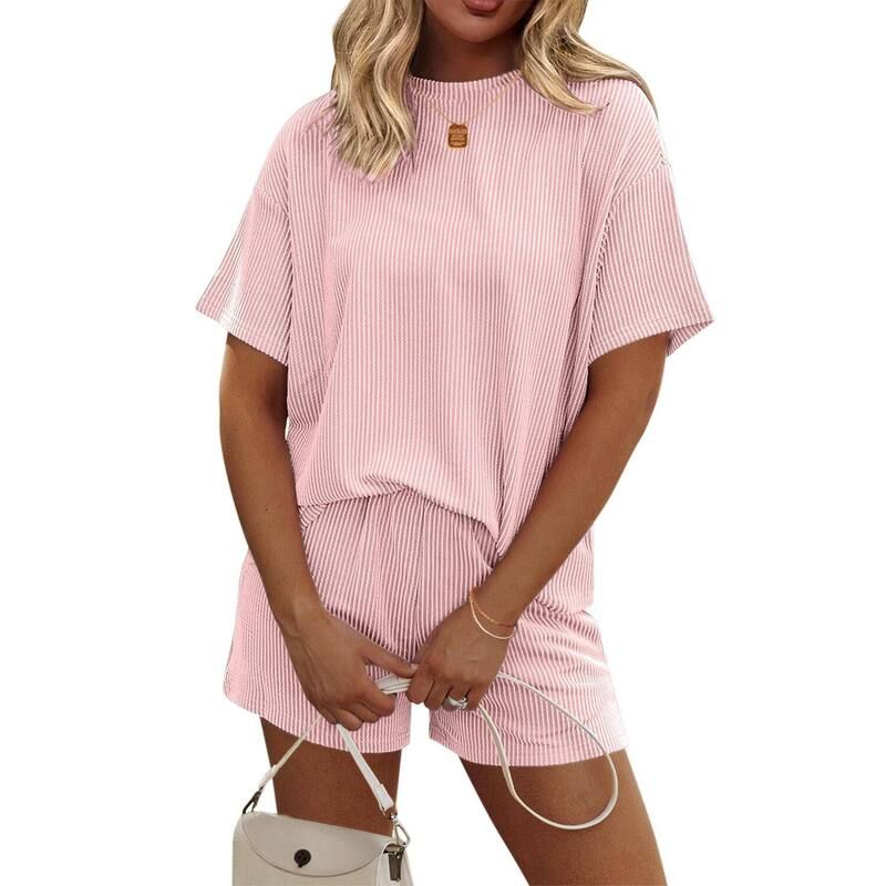 エコアー レディース アンダーウェア ナイトウェア ショートパンツ Ekouaer Womens Pajama Setshort Sleeve Lounge Sets 2 Piece Tops and