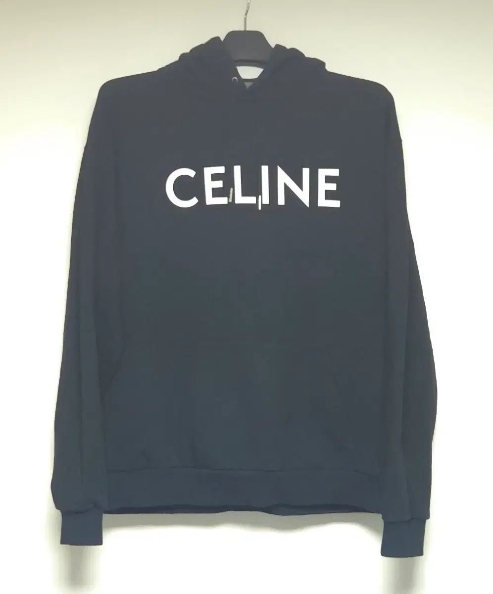 正規品 セリーヌ CELINE フロントロゴ ブラック フーディー Tシャツ ユニセックス XL