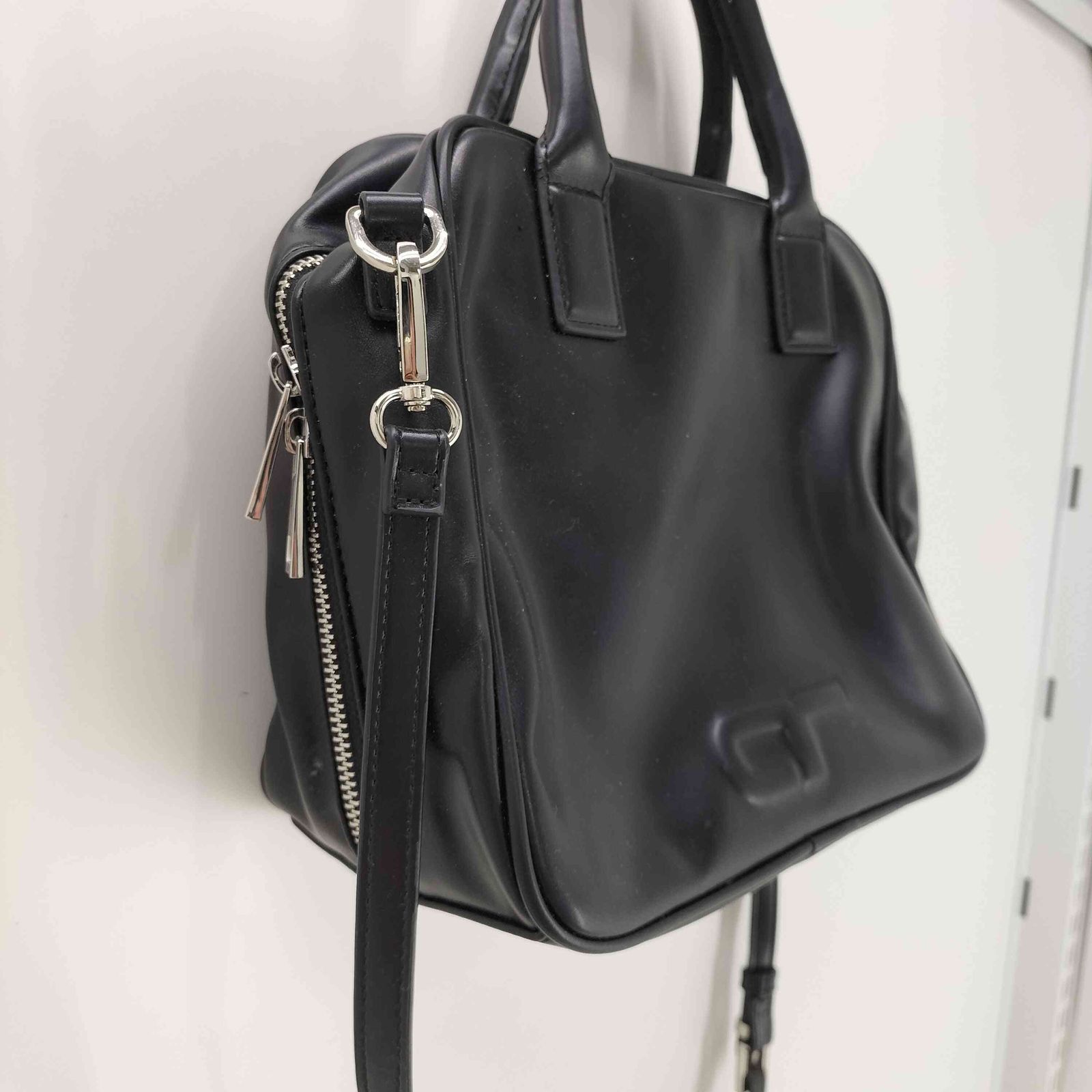 アダムエロペ Adam et Rope サステナブルロゴボストンビッグバッグ 