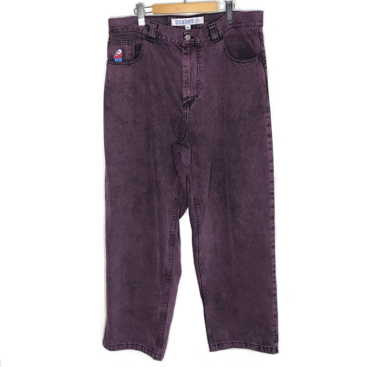 【倉吉店】 中古 POLAR SKATE CO. | ポーラースケートカンパニー デニムパンツ BIG BOY パープル サイズ：XL 【107】