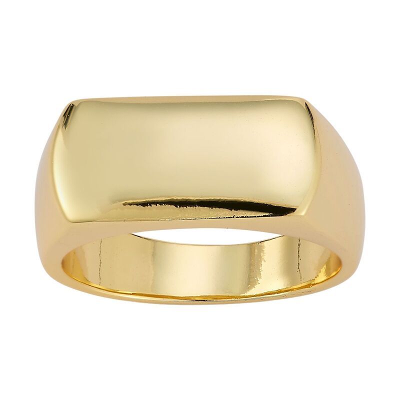 ウィンクス レディース アクセサリー リング WINX Rectangle Signet Ringold Tone ゴールド