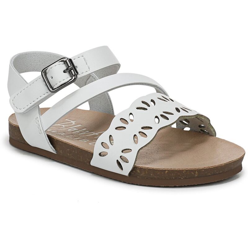 ブローフィッシュマリブ レディース シューズ サンダル Blowfish Malibu Giddy Up Toddler Girls Adjustable Strappy Sandals White