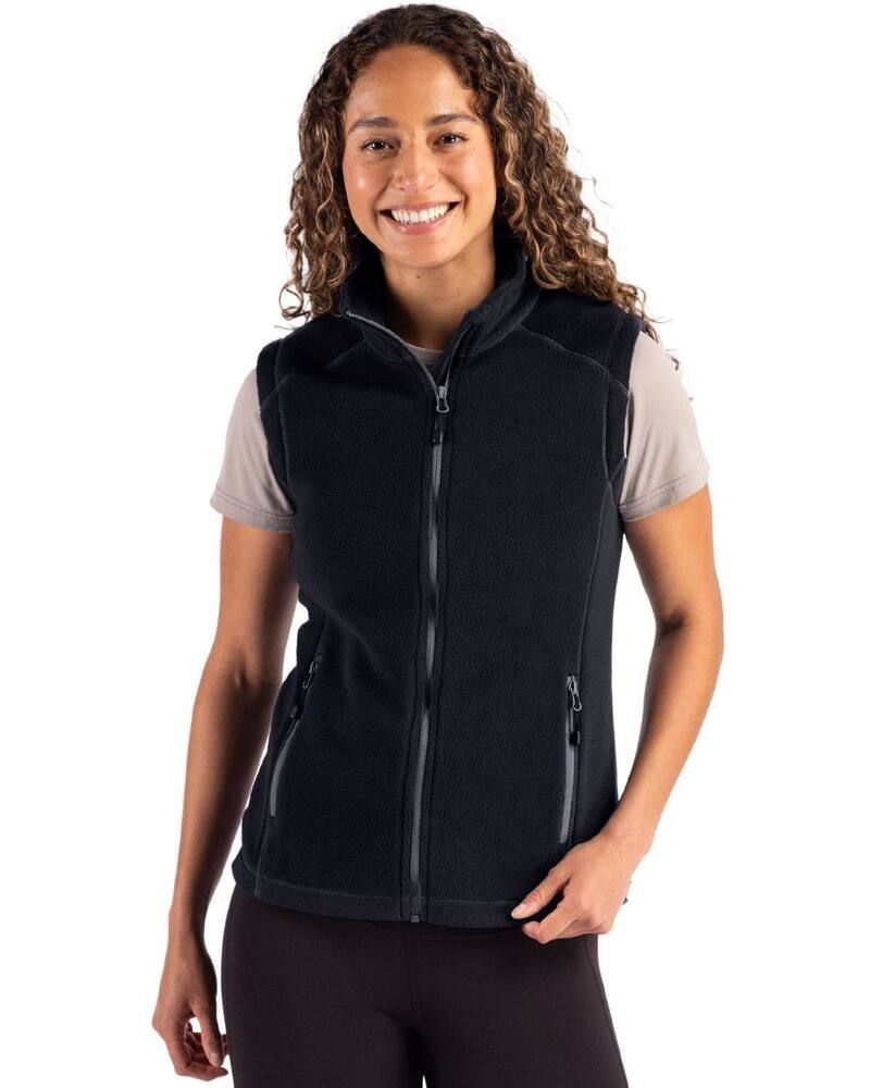 クリーク レディース アウター ジャケット・ブルゾン ベスト フリース Clique Powderecycled Fleece Womens Vest Black ブラック