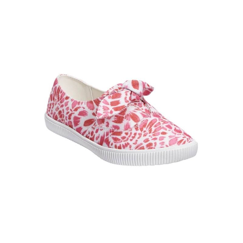 コンフォートビュー レディース シューズ スニーカー Comfortviewomens The Anzani Canvaslip On Sneaker Pink Feather ピンク
