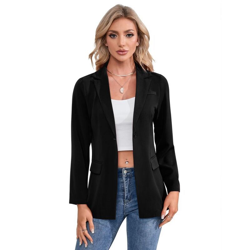 ボディサイズ レディース アウター ジャケット・ブルゾン ブレザー BODDYSIZE Womens Casual Blazers Open Front Long Sleeve Work Office