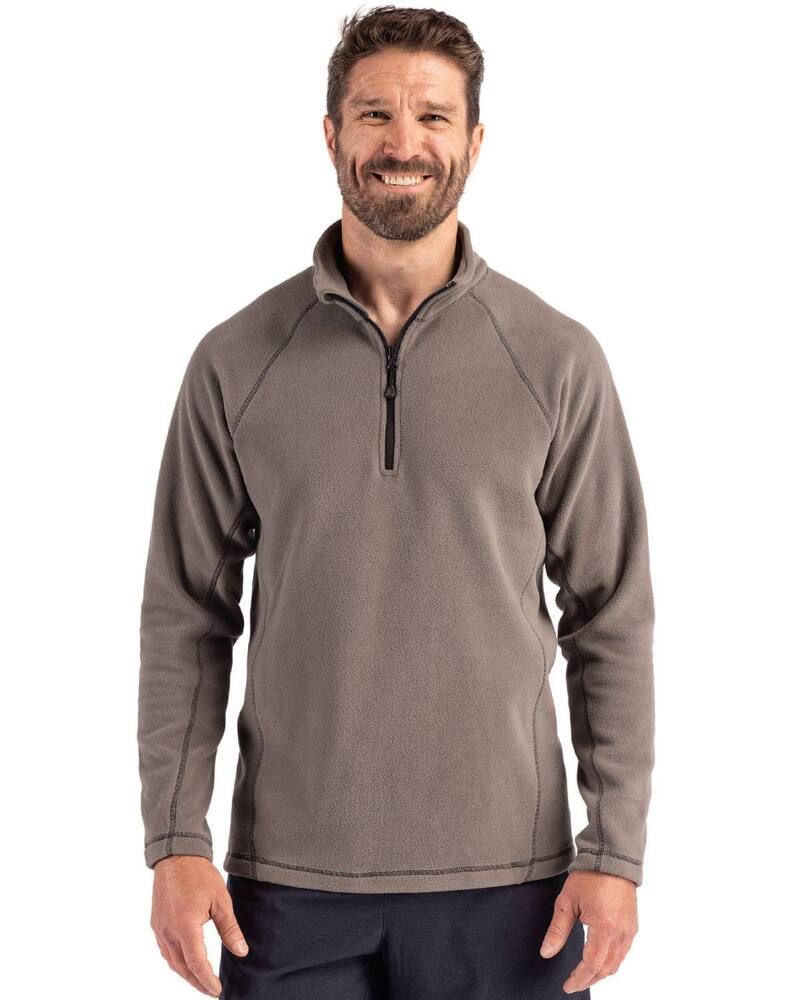 クリーク レディース アウター ジャケット・ブルゾン ハーフジップ フリース Clique Powderecycled Fleece Mens Quarter Zipullover Pure Slat