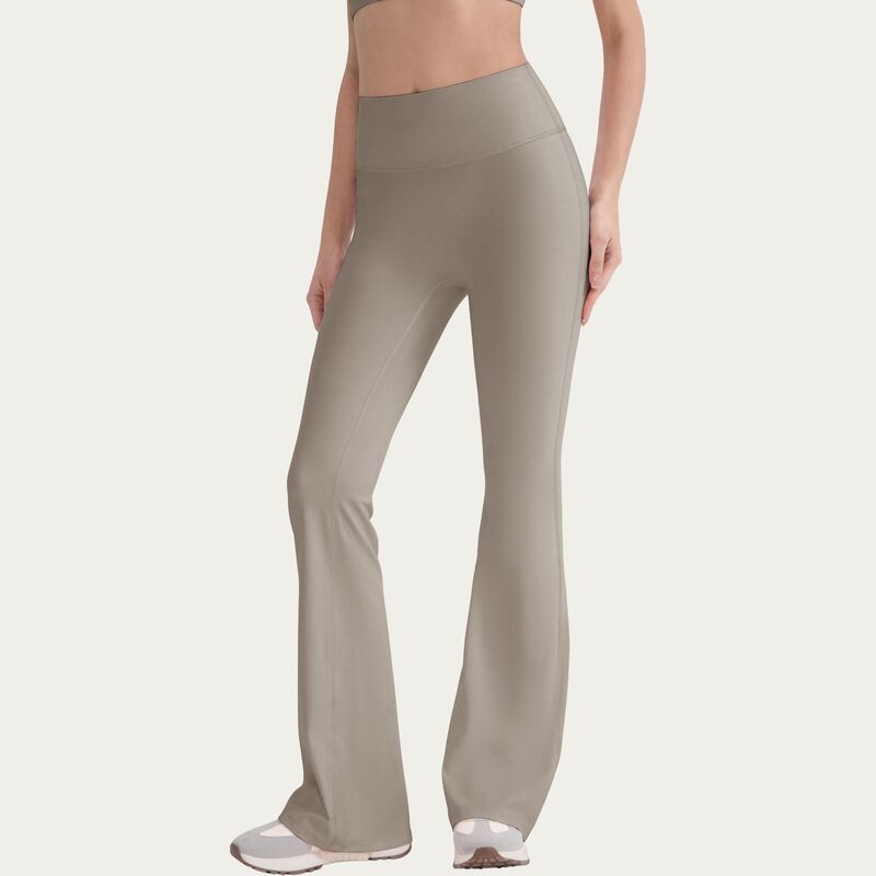 アンナカシ レディース ボトムス カジュアルパンツ ハイウエスト フレア AnnaKaci Womens High Waist Flare Leg Pants with Smooth Stretch